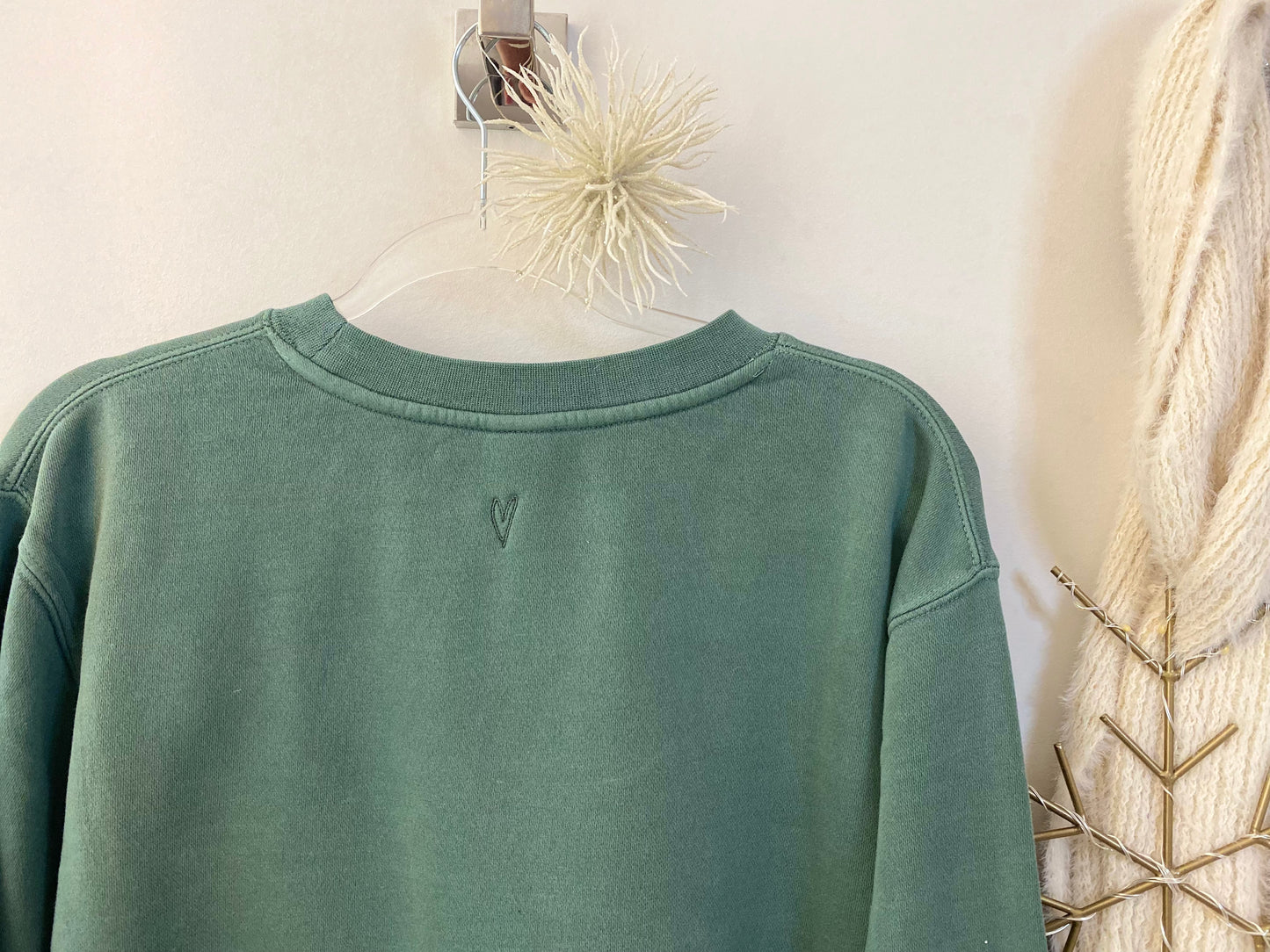 Ski Goggle Forest Green Sweatshirt