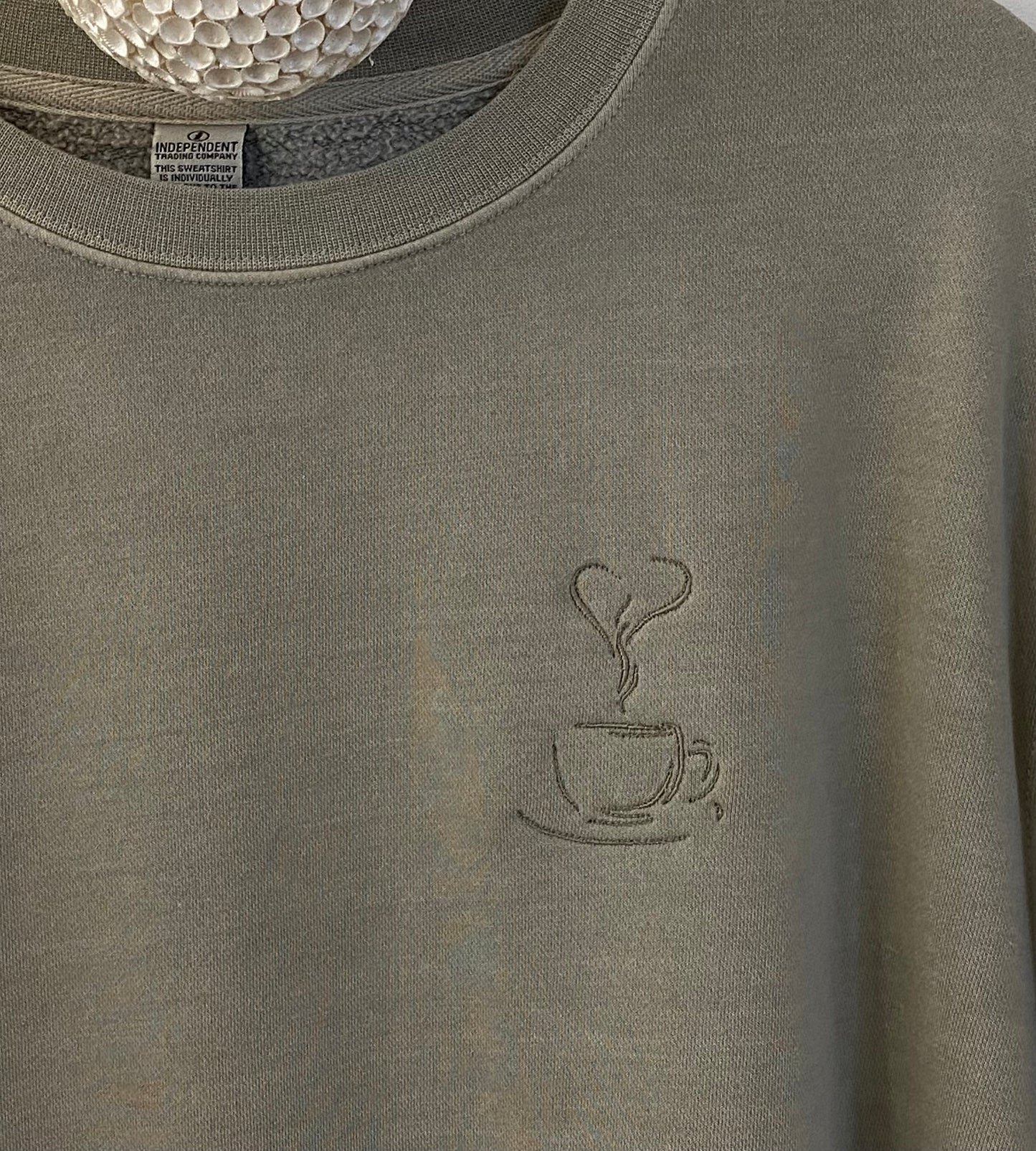 Cozy Coffee Cup Sweatshirt.